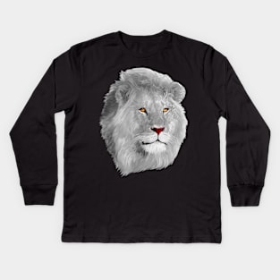 White lion Kids Long Sleeve T-Shirt